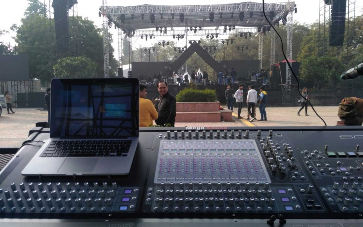 DiGiCo SD10 Pumped Up Bollywood Music Project 2018