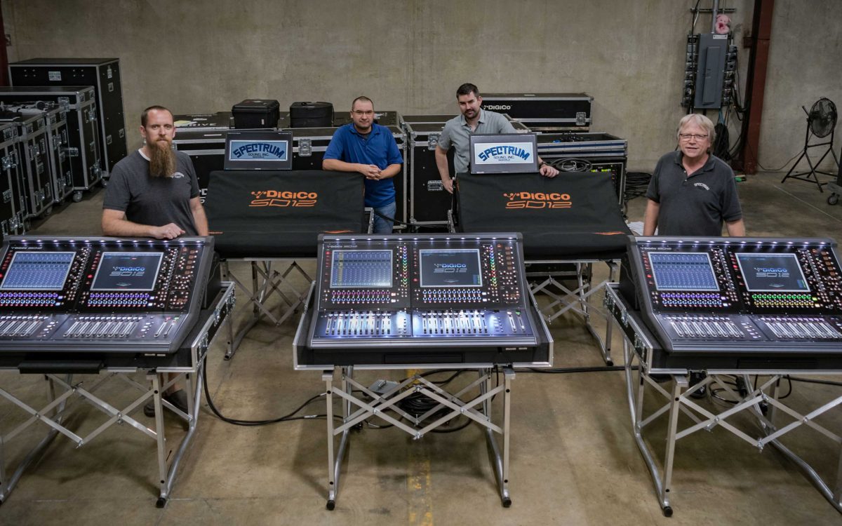 Six New SD12s Join The DiGiCo Range At Spectrum Sound