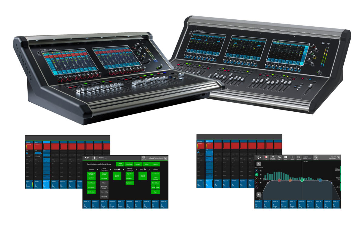 DiGiCo S Series software update delivers multiple new features, including Dante I/O rack and DMI-KLANG compatibility