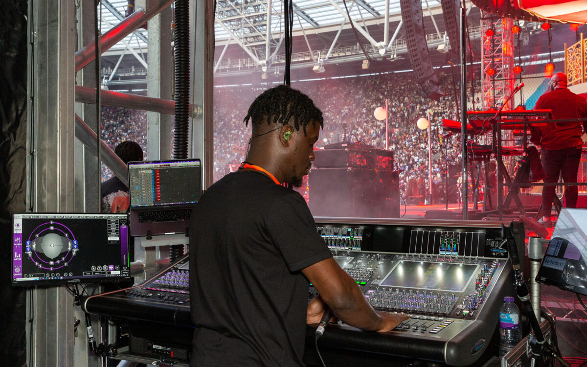 DiGiCo and KLANG Heat Up Burna Boy’s Stadium Tour