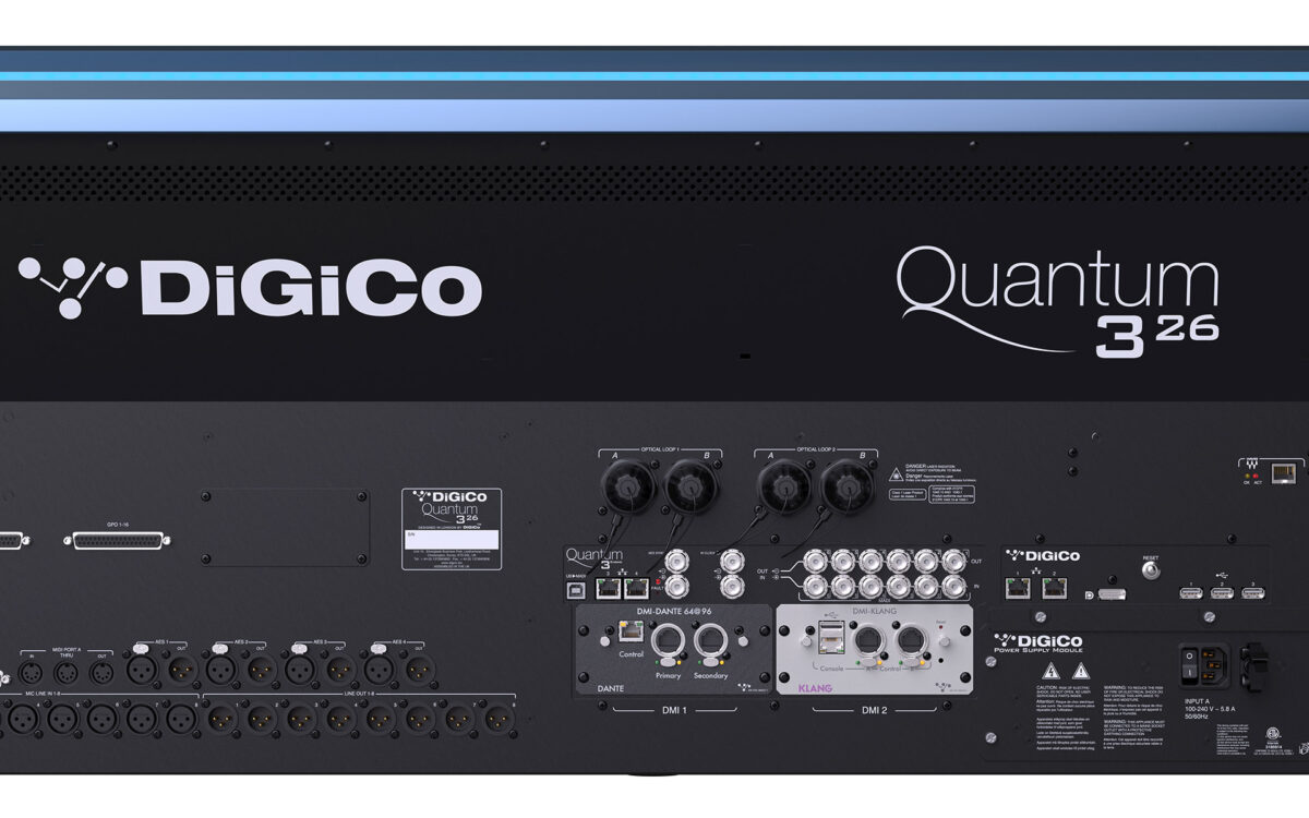 DiGiCo Launches Compact Quantum326 Console at PLASA